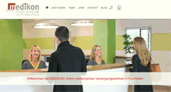 Desktop Screenshot of medikon-forchheim.de