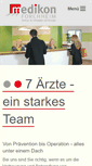 Mobile Screenshot of medikon-forchheim.de